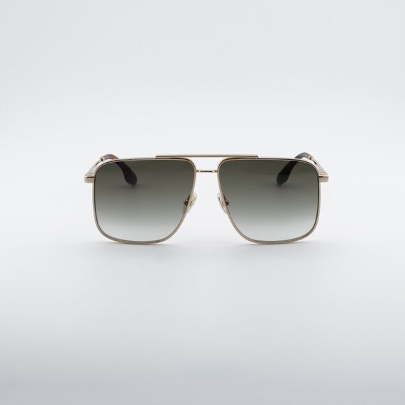 Victoria Beckham VB240S 700 Sunglasses Gold Square Frame, Khaki Gradient Lenses main image 10